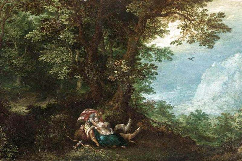 Extensive Wooded Landscape with Cephalus and Procris